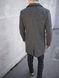 Пальто кашемировое классическое мужское длинное серое 1695933751 фото 2