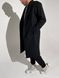 Пальто кашемірове класичне чоловіче довге чорне COA00102-SL фото 6