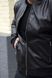 Мужская кожаная куртка бомбер черная размер S 770479 фото 5
