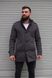 Пальто чоловіче кашемірове демісезонне сіре 1679-SL фото 3