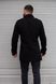 Пальто чоловіче кашемірове демісезонне чорне 1679-SL-1 фото 5