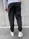 Спортивные брюки мужские плащевка весна осень черные 515 фото 3