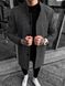 Пальто мужское кашемировое демисезонное графит plt14-SL фото 1
