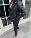 Кожанка мужская косуха куртка кожаная черная 142-ПАНК фото 4