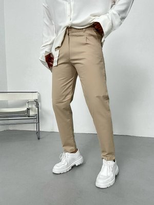 Джинси штани чоловічі однотонні беж 771043 фото
