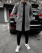 Пальто чоловіче кашемірове демісезонне сіре plt12-SL фото 2