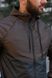 Спортивний костюм плащівка чоловічий з капюшоном чорно-коричневий S-XL 770665-1 фото 4