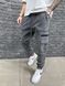 Джинси джоггери чоловічі стильні молодіжні сірі AJ-6361-SL фото 1