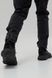 Штани карго чоловічі, штани джоггери з накладними кишенями чорні Ейсід 00002569 фото 7
