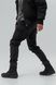 Штани карго чоловічі, штани джоггери з накладними кишенями чорні Ейсід 00002569 фото 2