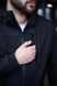 Спортивный костюм мужской Soft Shell, Комплект куртка + штаны на флисе черный 1586881886 фото 11