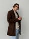 Чоловіче пальто кашемірове коричневий 1669658123 фото 2