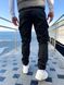 Штаны карго мужские, джоггеры с накладными карманами черные 3020-SL фото 6