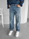 Широкі джинси Baggy у блакитному кольорі  KE344/245 фото 1