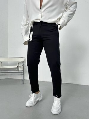 Джинси штани чоловічі однотонні чорні 771043-1 фото