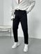Джинси штани чоловічі однотонні чорні 771043-1 фото 1