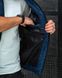 жилетка мужская дутая стеганная с внутренним карманом синяя I0001 фото 5