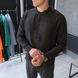 Чоловічий класичний комплект сорочка і штани, костюм молодіжний приталений чорний 770247-1 фото 3